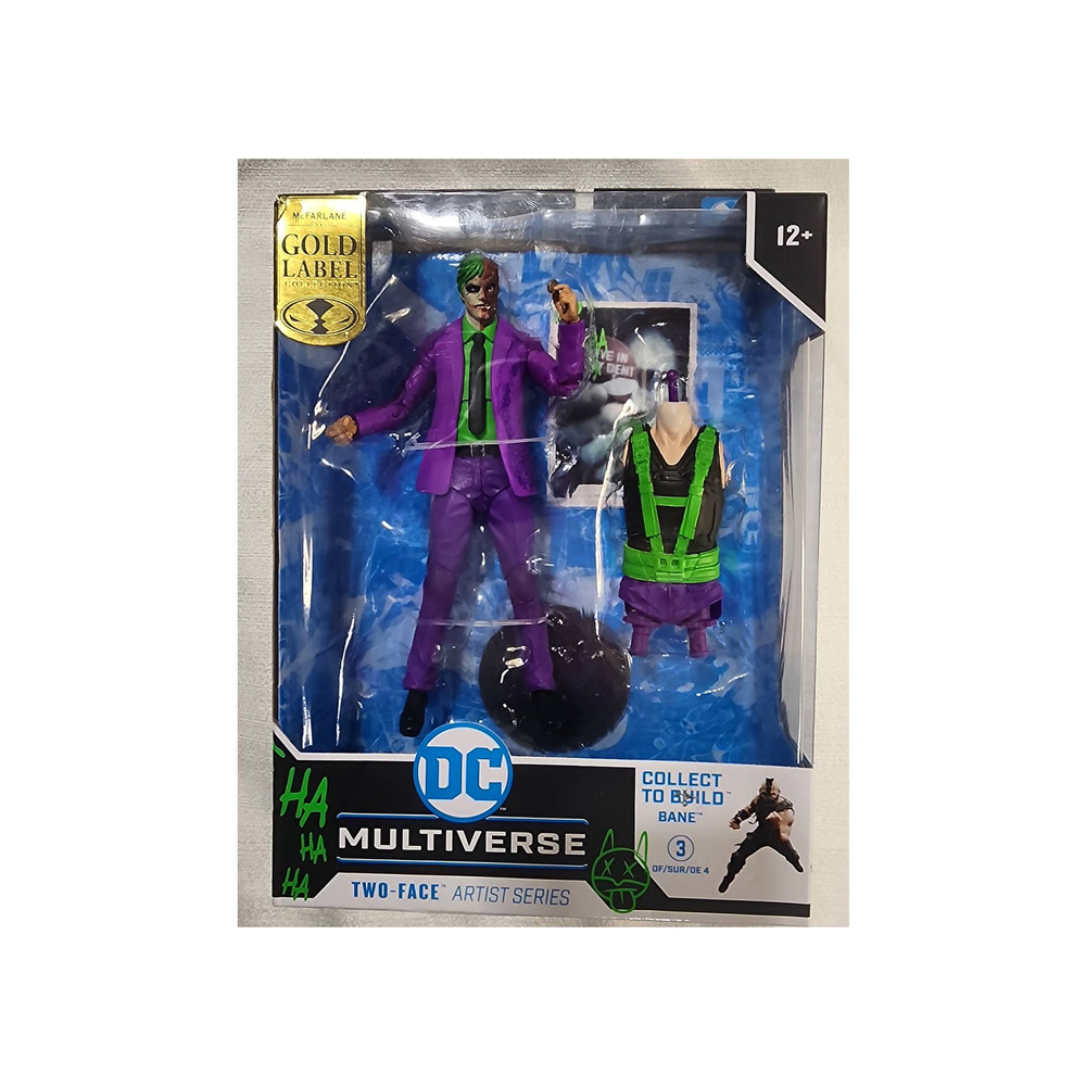 dc multiverse two face artist series gold label
